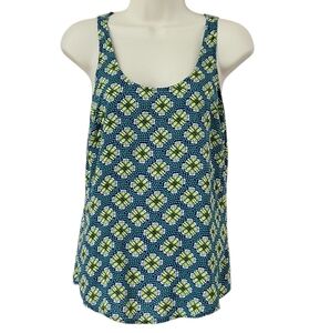 Old Navy Womens Floral Geometrical‎ Summer Tank Top Sleeveless T-Shirt Tops